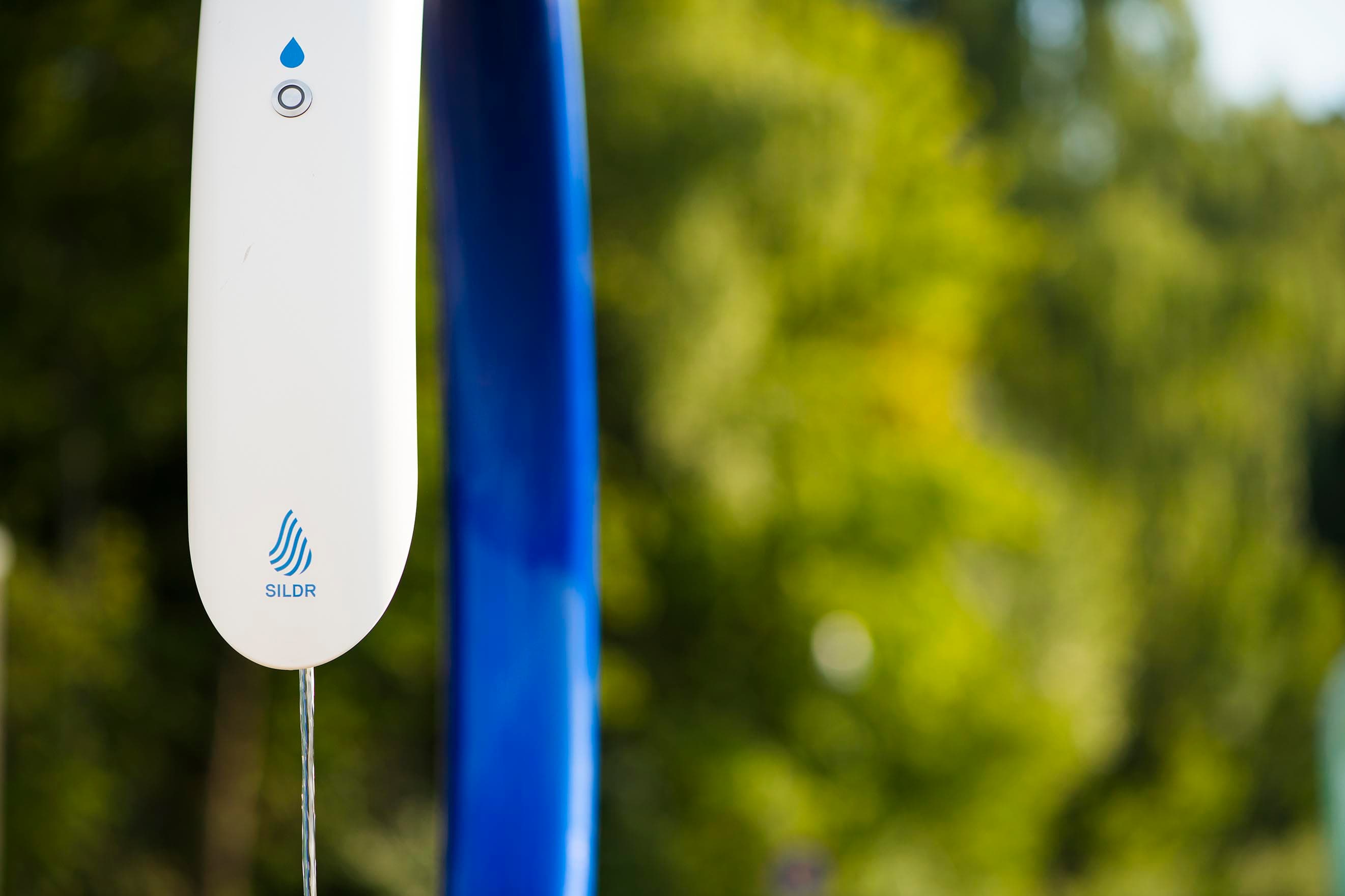 Sildr fontene utendørs installasjon, Asker 2018