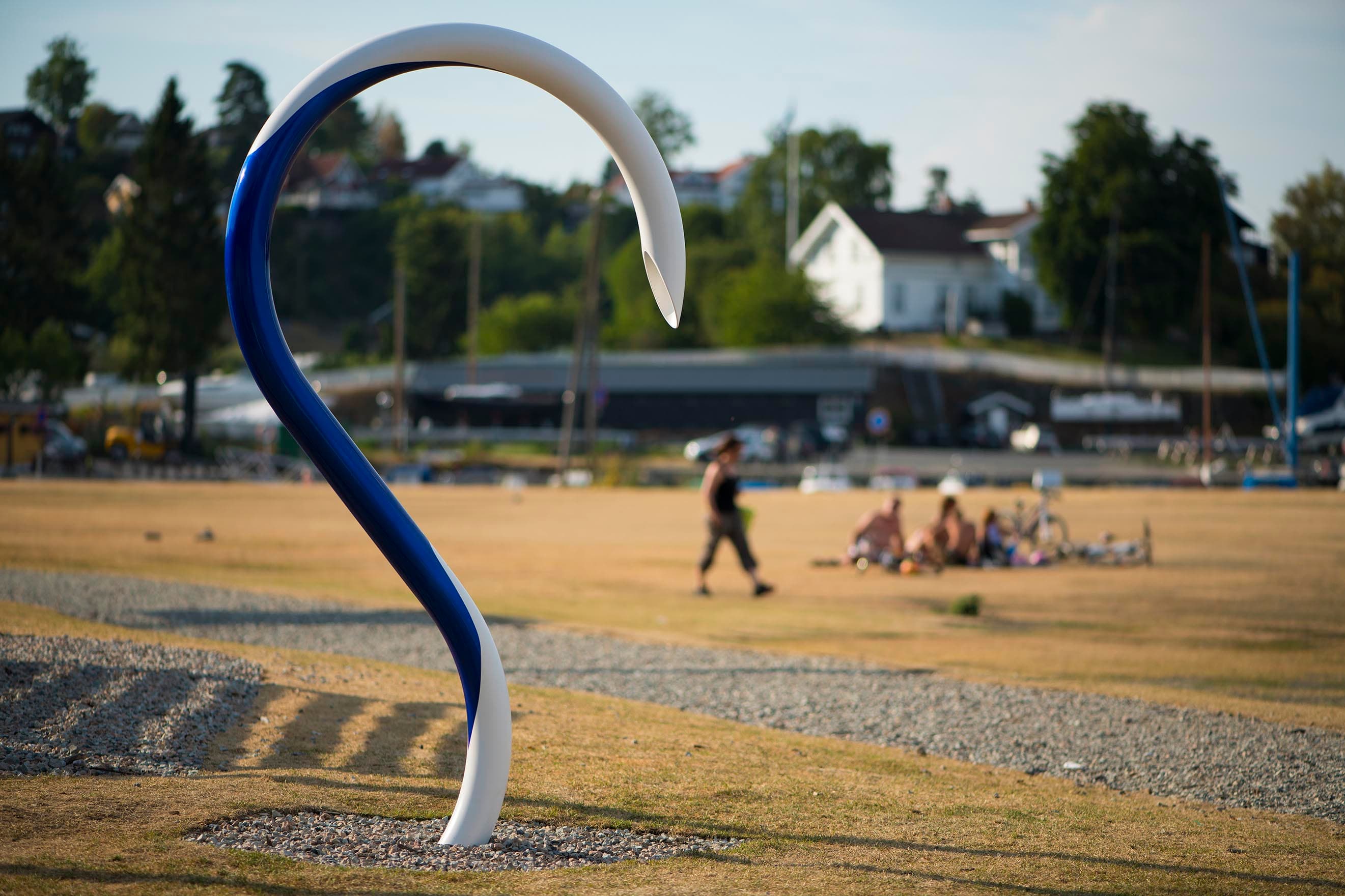 Sildr fontene i offentlig rom, Asker